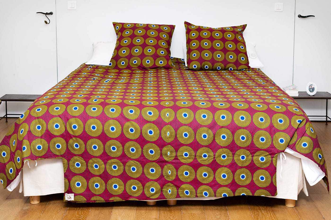 Housse de couette  en tissu  africain wax Africouleur