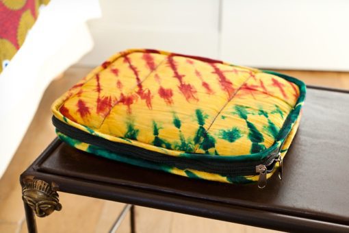Pochette étui tablette en tissu africain – Image 3