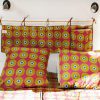 Taie d'oreiller en tissu africain wax
