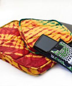 Pochette étui tablette en tissu africain