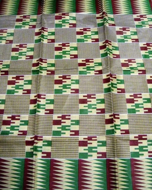 Wax style kente