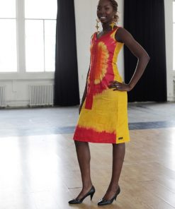 Robes en tissu Bazin teint à la main