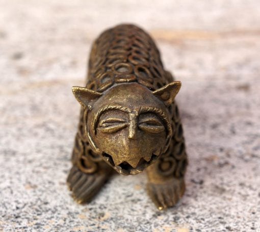 Panthère d’Afrique en bronze du Ghana – Image 3