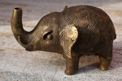 Éléphant d'Afrique en bronze – Image 6