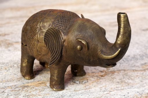 Éléphant d'Afrique en bronze – Image 5