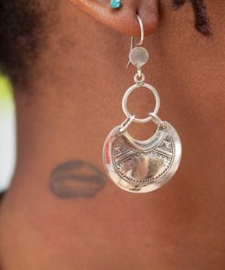 Boucles d'oreilles ethnique touareg : Lusol