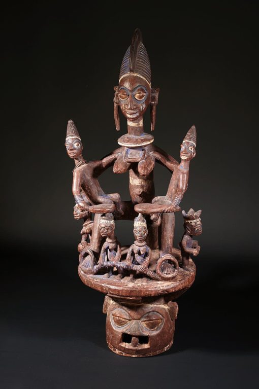 Cimier Yoruba Adjéré du Nigéria