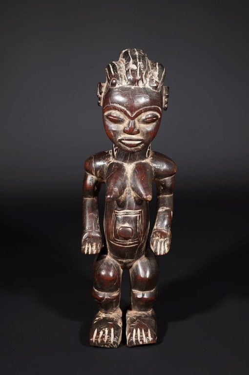 Statue africaine Baoulé de Côte-d'Ivoire