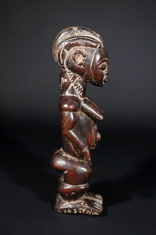 Statue africaine Baoulé de Côte-d'Ivoire