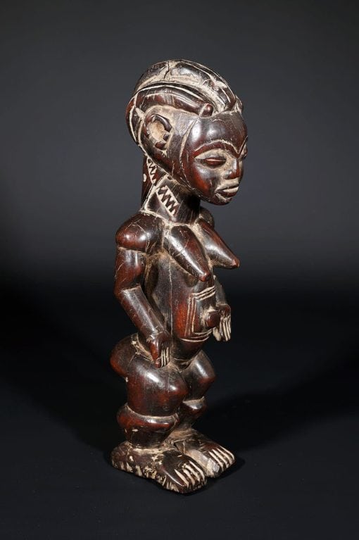 Statue africaine Baoulé de Côte-d'Ivoire
