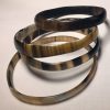 Lot de 2 bracelets fins en corne de zébu