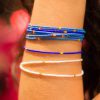 lot de 12 Bracelets de perles fines "Fatou"