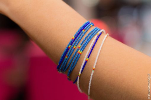 lot de 12 Bracelets de perles fines "Fatou" – Image 2