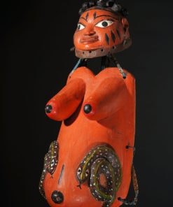 Masque ventral gélédé Yoruba du Bénin