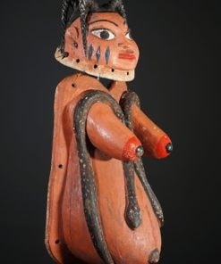 Masque ventral gélédé Yoruba du Bénin