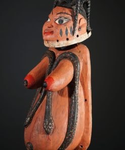 Masque ventral gélédé Yoruba du Bénin