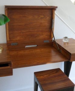 Console de bureau en bois de Véné et tabouret