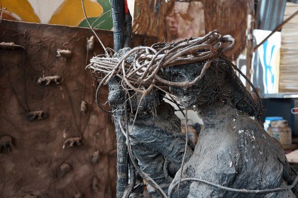 Les sculptures d'Aké O'Lokan