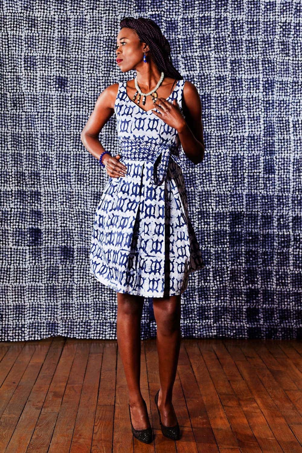 Robe avec tissu africain deals