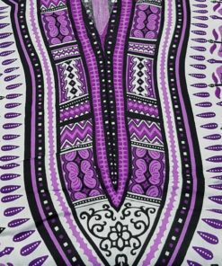 Boubou dashiki unisexe blanc