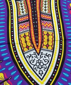 Boubou dashiki unisexe violet