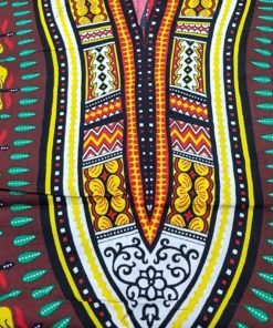 Boubou dashiki unisexe marron