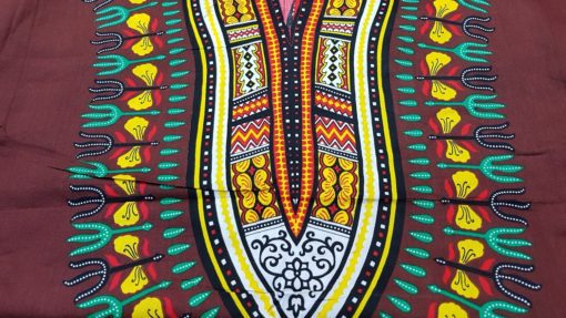 Boubou dashiki unisexe marron