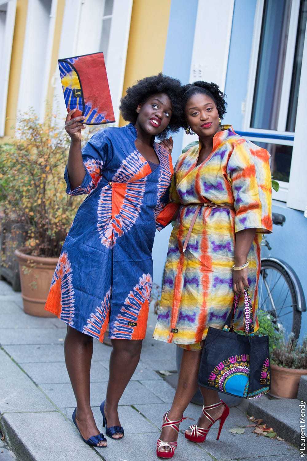 Robe en tissu africain