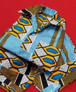 Ensemble garçon bébé en tissu africain