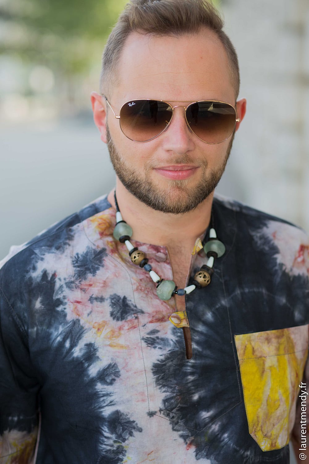 Notre mode africaine homme trendy en pagne et bazin Africouleur