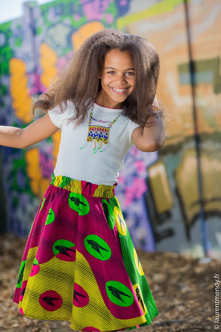 Jupe pour enfants multicolore 116 vidaXL585015