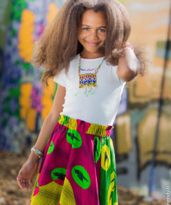 Modele de jupe tissu africain sale