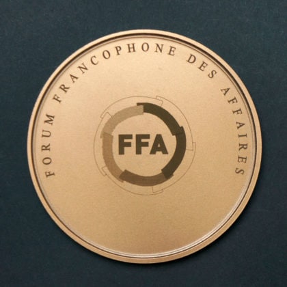 Médaille FFA de l’artisanat d’art francophone 2018