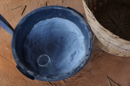 Poudre de verre pilé
