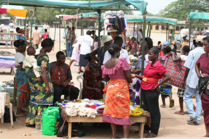 Le marché des perles au Ghana