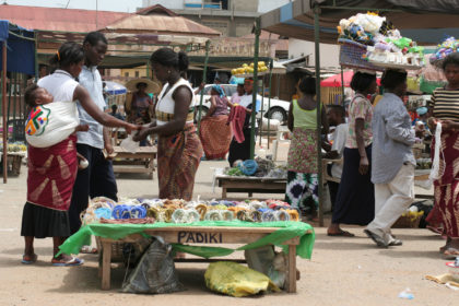 Le marché des perles au Ghana