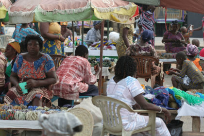 Le marché des perles au Ghana