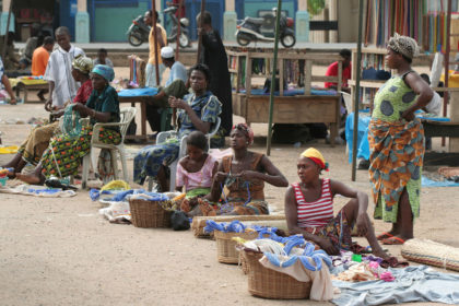 Le marché des perles au Ghana