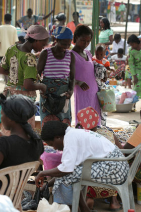 Le marché des perles au Ghana