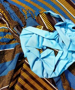 robe en tissu africain wax rosette