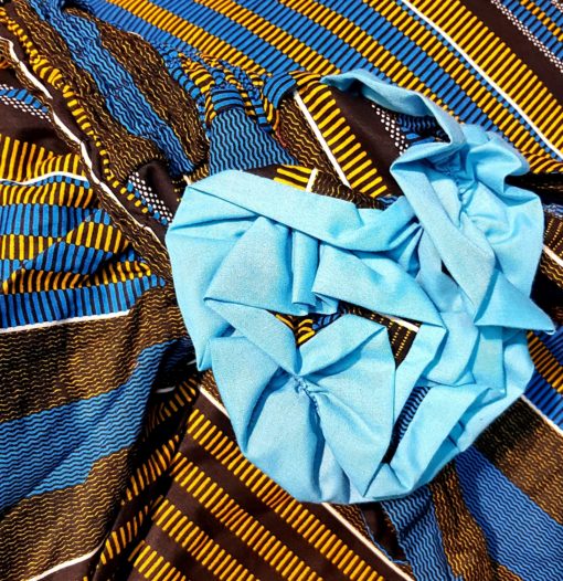 robe en tissu africain wax rosette