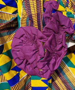 robe en tissu africain wax rosette