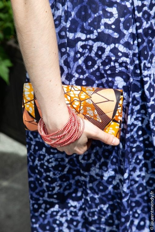 Pochette wax et bracelet Mopti