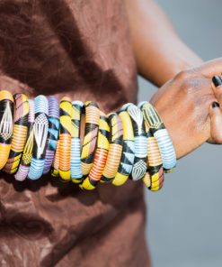 bracelet sénégalais plastique recyclé