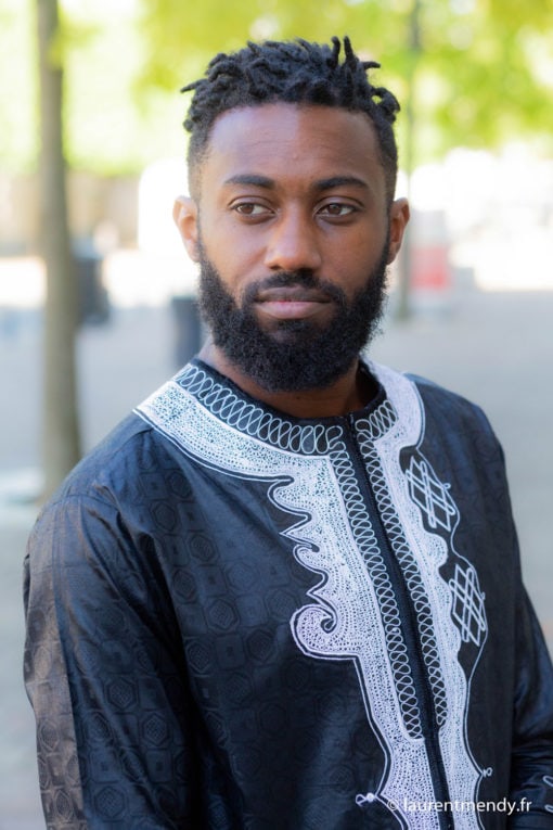 Chemise africaine homme en bazin brodé