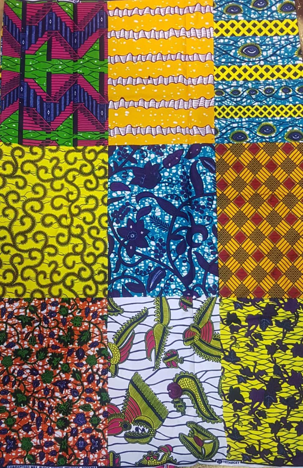 Foulard En Coton Multicolore Design Africain – Neuf Avec étiquettes, Fait Main Au Royaume-Uni