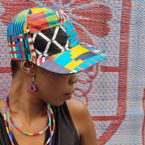 Casquette unisexe wax multicolore