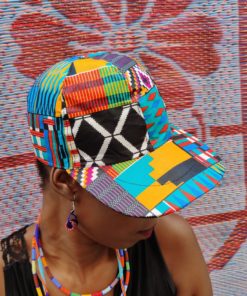 Casquette unisexe wax multicolore