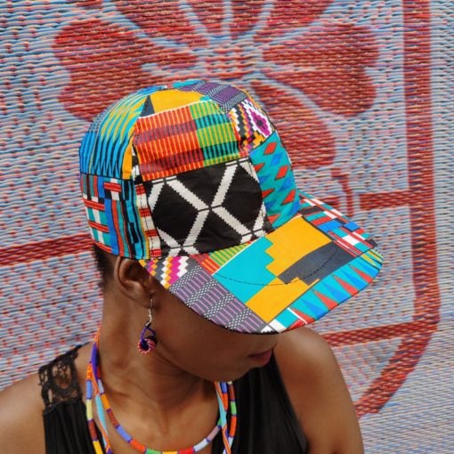 Casquette unisexe wax multicolore