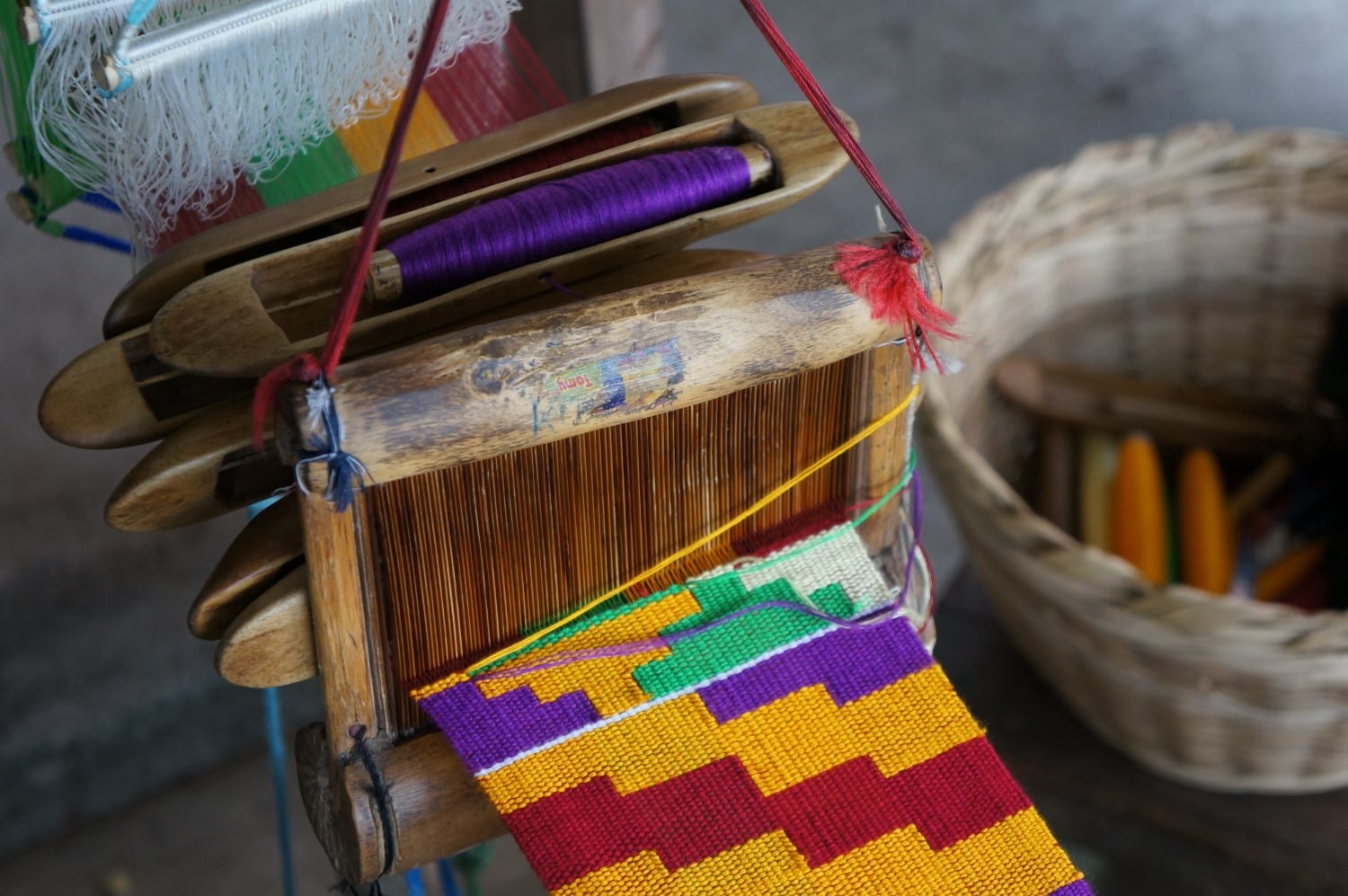 Tissage de Kenté au Ghana